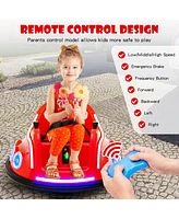 Hongge 12V Electric Ride-On Car with Remote Control and Flashing Led Lights