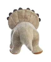 Aurora Large Triceratops Dinos & Dragons Ferocious Plush Toy Brown 13"