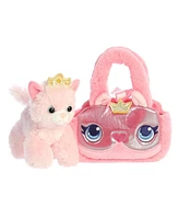 Aurora Small Glitter Princess Kitty Fancy Pals Fashionable Plush Toy Pink 8"