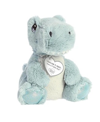 Aurora Small Taylor T-Rex Precious Moments Inspirational Plush Toy Blue 7.5"