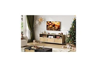 gaomon Tv Stand for 65 Inch Tv, Entainment Center with Open Shelf, Media Console with 3 Drawers