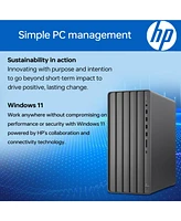 Hp Envy Daily Tower Desktop Intel Core i7 14700 8GB Ram Intel Uhd Graphics 512GB Ssd Storage Windows 11 Home - Black