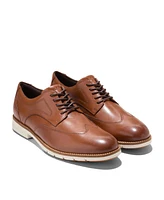 Cole Haan Men's Flex Grand Wingtip Lace-Up Shoe - British Tan