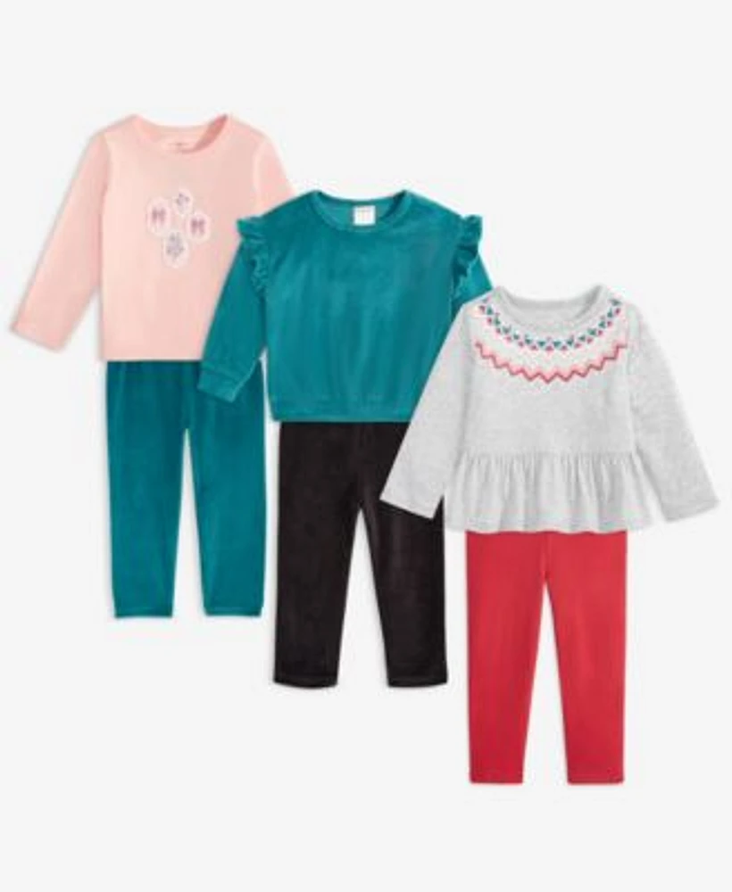 First Impressions Baby Girls Mix Match Festive Tops Leggings Exclusively At Macys