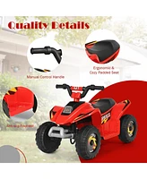 Hongge 6V Kids Electric Atv 4 Wheels Ride-On Toy-Red