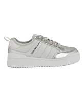 Calvin Klein Women's Austie Round Toe Casual Sneakers