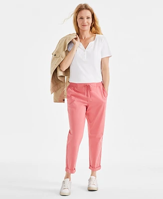 Style & Co Women's Pull On Cuffed Pants, Created for Macy's