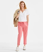 Style & Co Women's Pull On Cuffed Pants, Created for Macy's