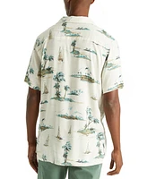 Nautica Men's Printed Short Sleeve Shirt