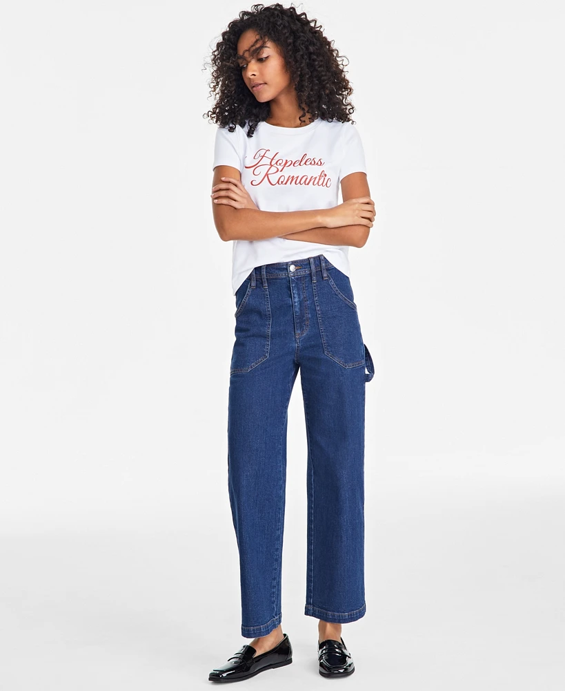 On 34th Women's High-Rise Carpenter Jeans, Exclusively at Macy's