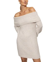 Sanctuary Women's Off-The-Shoulder Sweater Dress