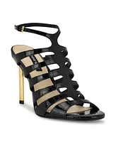 Nine West Women's Saleen Caged Stiletto Sandals