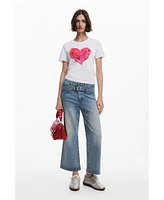 Desigual Women's Heart T-shirt