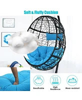 Vebreda Hanging Cushioned Hammock Chair with Stand