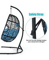 Vebreda Hanging Cushioned Hammock Chair with Stand