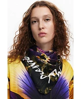 Desigual Women's Floral Scarf M. Christian Lacroix