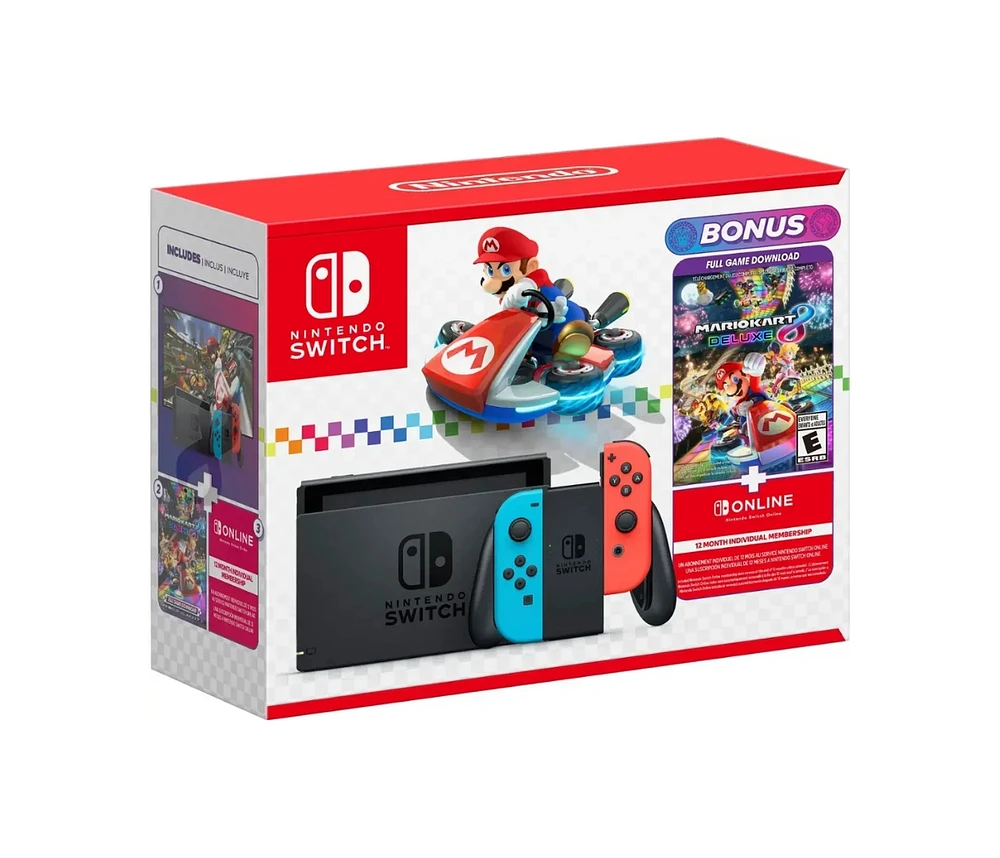 Nintendo Switch: Mario Kart 8 Deluxe Bundle - Multi