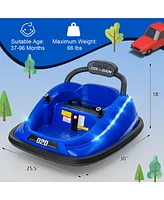 Hongge 12V Kids' Bumper Car with Remote Control and 360° Spin Rotation