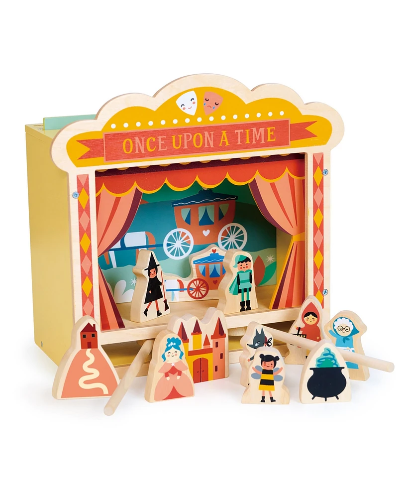 Mentari Toys Wooden Tabletop Theatre