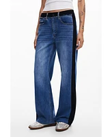 Desigual Women's Combined denim pants