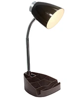 Creekwood Home 18.5" Flexible Gooseneck Organizer Desk Lamp