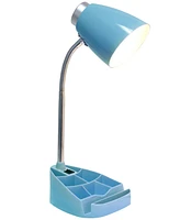 Creekwood Home 18.5" Flexible Gooseneck Organizer Desk Lamp