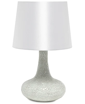 Creekwood Home 14.17" Patchwork Crystal Glass Table Lamp