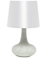 Creekwood Home 14.17" Patchwork Crystal Glass Table Lamp
