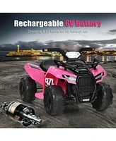 Hongge 6V Kids Atv Quad Electric Ride On Car with Led Light and MP3