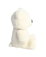 Aurora Large Hugga-Wug Candy Bear Holiday Festive Plush Toy White 13.5"