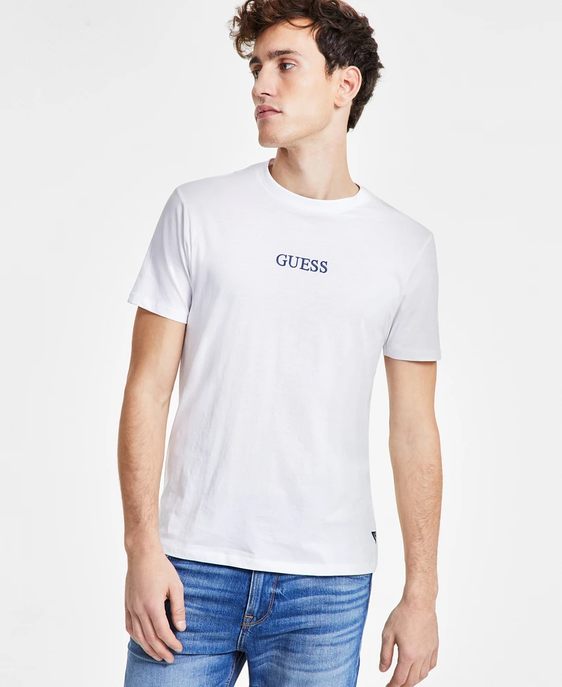 Guess Men's City of Dreams Relaxed Fit Short Sleeve Crewneck Graphic T-Shirt