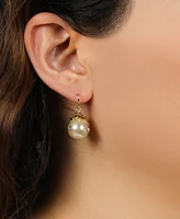 2028 Floral Acrylic Bead Drop Earrings