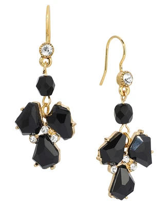 2028 Epoxy Multi Shape Stone Drop Earrings