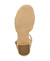 Calvin Klein Women's Lessia Square Toe Dress Sandals