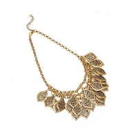 Sohi Women's Leaf Statement Necklace