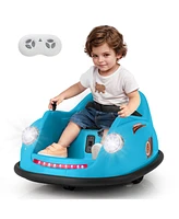 Hongge 12V Electric Kids Ride on Bumper Car Battery Powered Bumping Car with Remote Control