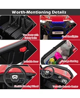 12V 2-Seater Kids Ride-On Utv – Slow Start, Remote & Music Player