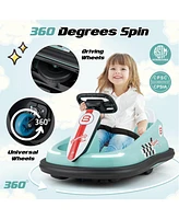 Hongge 6V kids Ride-on Bumper Car with 360° Spinning and Dual Motors