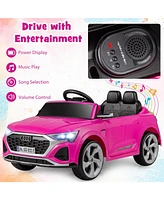 Hongge 12V Kids Ride on Car Licensed Audi SQ8 with Remote Control and 3 Speeds