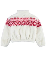 Levi's Big Girls Meet and Greet Sherpa Half-Zip Sweatshirt