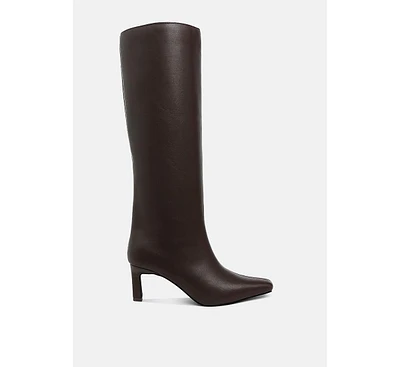 London Rag Syringa Kitten Heel Long Boots