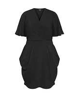 City Chic Plus Braelynn Short Dress
