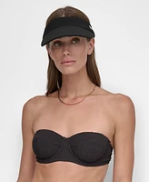 Dkny Women's Textured Molded Balconette Bikini Top