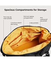 Bagsmart Walker 34L Laptop Duffle with Shoe Compartment Tangerine