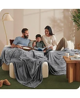 Bare Home Giant Fleece Microplush Blanket, 120" x
