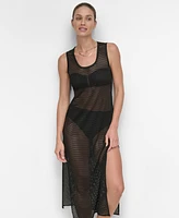 Dkny Women's Mesh Maxi Dress Swim Cover-Up