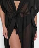 Dkny Women's Tie-Front Cover-Up Kaftan