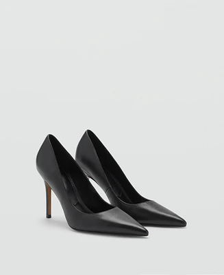 Mango Women's Leather Pumps