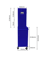 Slickblue High Capacity 6-Drawer Rolling Tool Chest with Wheels for Easy Storage and Mobility