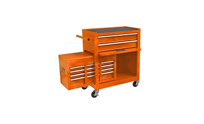 Slickblue High Capacity 8-Drawer Rolling Tool Chest with Wheels for Convenient Storage and Mobility